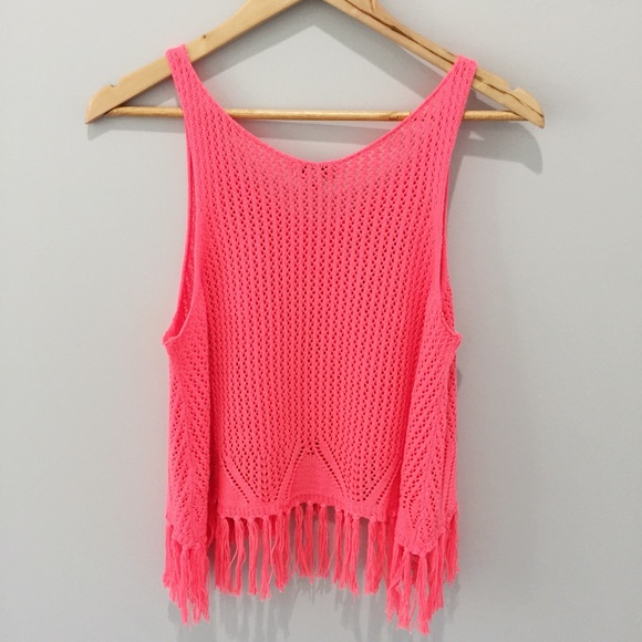 Boho Festival Crocheted Crop Top - Picture 4 of 4